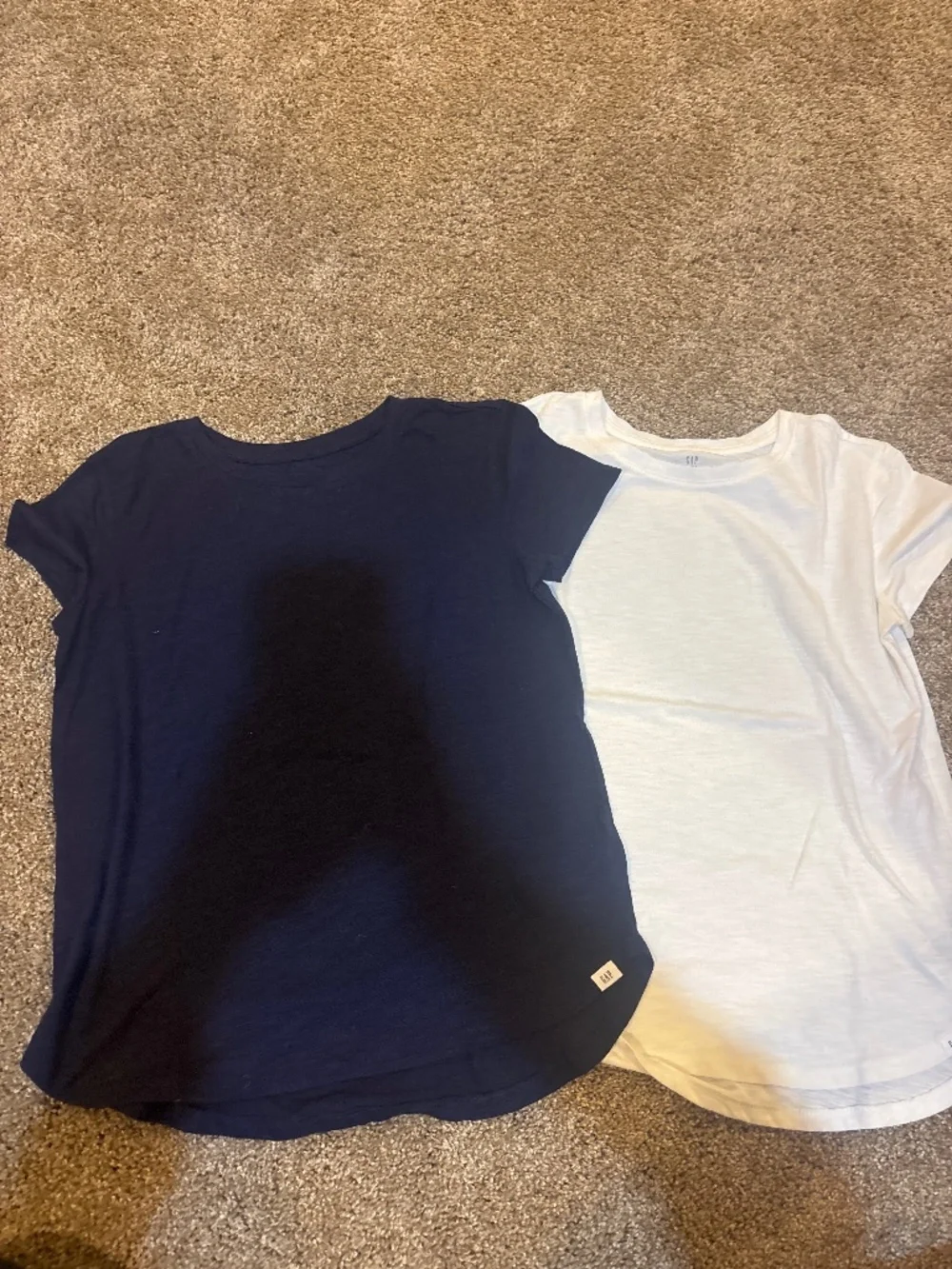 GAP Kids short sleeve top, navy and white - size XL